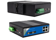 Каскадировать переключателя волокна локальных сетей 100KM промышленный с 2 волокнами и 4 портами сети стандарта Ethernet