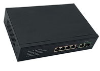 4+1+1 POE переключают переключатель волокна 4 локальных сетей POE гигабита портов POE с 1 портом uplink порта 1 SFP