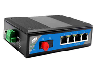 FCC Fiber POE Switch 4/8/16/24 портов Сетевой коммутатор с VLAN и IPC 250m