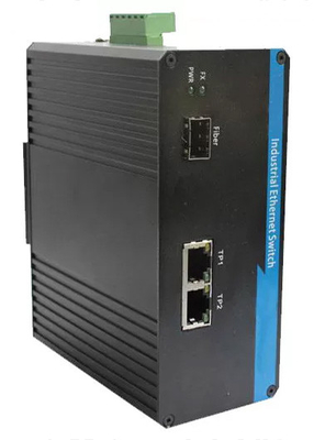 Промышленный Ethernet Fiber Switch 1 порт 100BASE SFP + 2 порт 10 / 100BASE-T