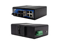 Переключатель волокна SFP 10 локальных сетей портов с 6 слотами SFP и 4 портами сети стандарта Ethernet