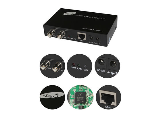 CE 10/100/1000M IP Ethernet Over Коаксиальный преобразователь