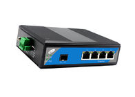 Промышленный 4 гаван порт сети стандарта Ethernet слота 4 SFP гигабита 1 переключателя волокна SFP