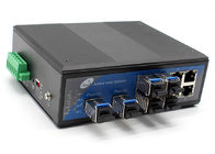 Настольный переключатель волокна SFP локальные сети 10/100Mbps SFP 4 2 гигабит 4 10/100Mbps SFP