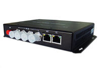 приемопередатчик 4ch HD SD SDI оптически с одним портом сети стандарта Ethernet 10/100Mbps