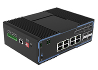 IP40 управляло переключателем волокна SFP с портом сети стандарта Ethernet 8 10/100/1000Mbps