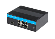 1 переключатель 10/100/1000Mbps волокна SFP и промышленный волокна порта сети стандарта Ethernet 6