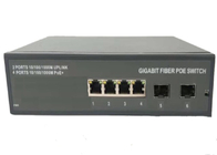 Полный порт Poe 4 переключателя локальных сетей переключателя волокна POE SFP гигабита с 2 Sfp