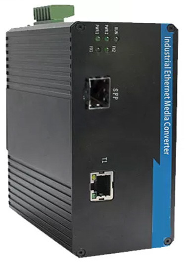 Промышленный SFP Fiber Switch 1 порт 100BASE SFP + 1 порт 10 / 100BASE-T