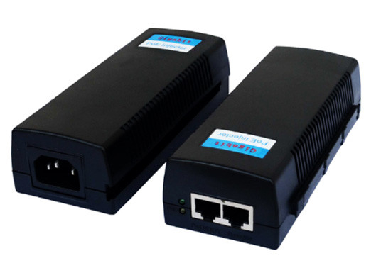 Единый порт 10/100/1000M 60W Ultra POE Injector 100-240V AC 50/60Hz 1,5A Максимальный вход