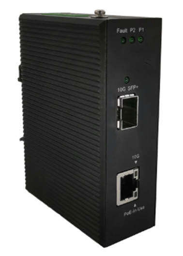 Промышленный преобразователь медиа 802.3bt 90W 10G PoE Тип хранения и пересылки